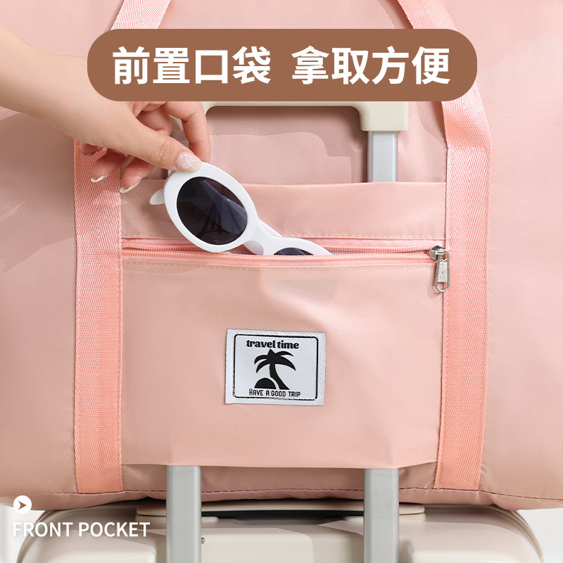 runhui twill coconut standard buggy bag large capacity travel handbag moving luggage bag quilt buggy bag details Picture