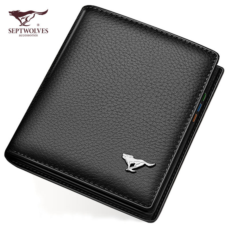 men's wallet new first layer cowhide wallet short intrazone thin coat with zip men's vertical design wallet valentine's day gift Application Scenario