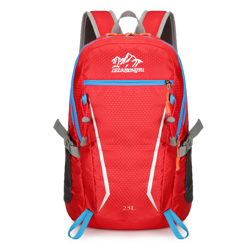outdoor mountaineering bag 40 liters large capacity hiking camping backpack multifunctional waterproof backpack belt bracket rain cover full figure