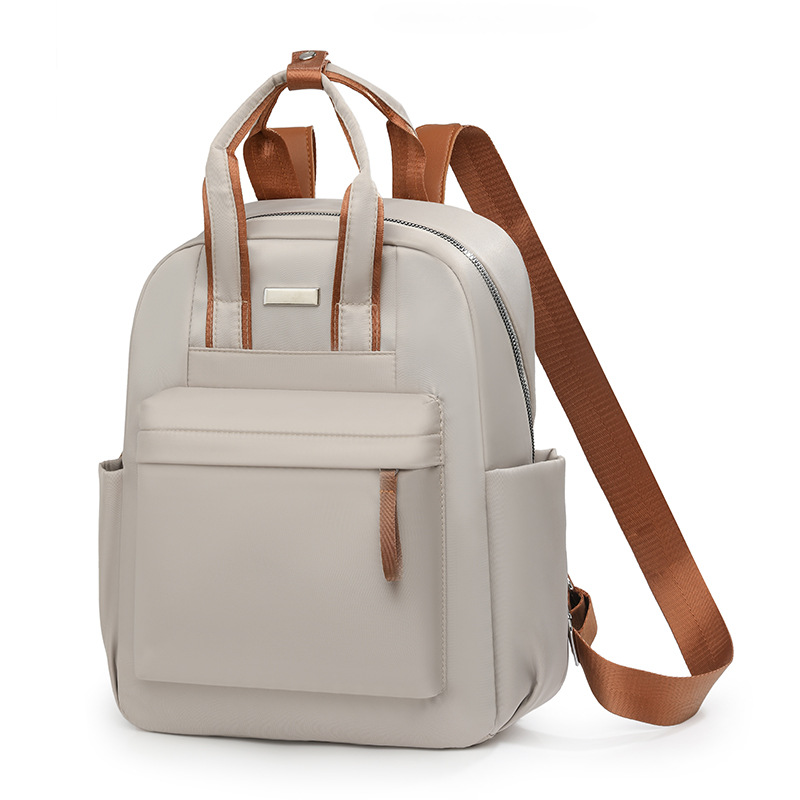 new simple casual backpack large capacity storage handbags for moms multi-functional travel student schoolbag Specification drawing