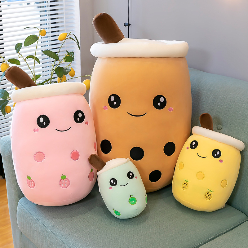 cute creative milky tea cup plush toy doll toy stall doll wholesale children girls' throw pillow gift year old details Picture