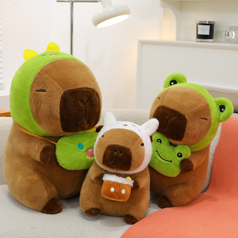 capabala doll capybara plush toy extra large doll pillow rag doll internet celebrity cross-border foreign trade wholesale details Picture