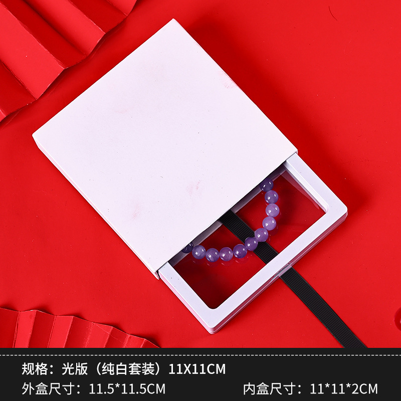 spot pe film suspension box packing box bracelets storage box ring bracelet jewelry box jewelry gift box details Picture
