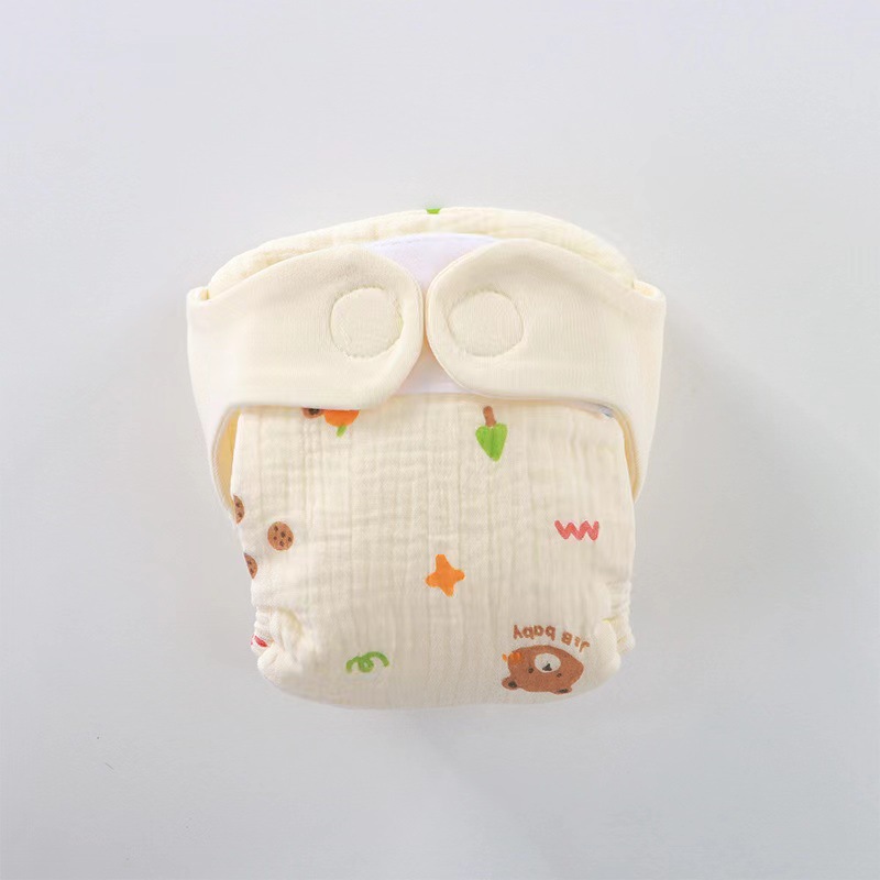 baby diaper gauze baby mustard cloth diaper waterproof training pant washable pure cotton newborn bath mat baby diapers Item Picture