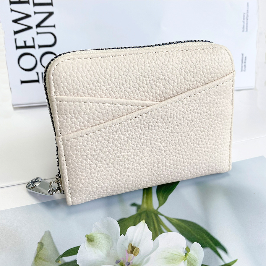 japanese style small wallet ins japanese style expanding card holder multiple card slots women's coin purse simple large capacity cross-border walle details Picture