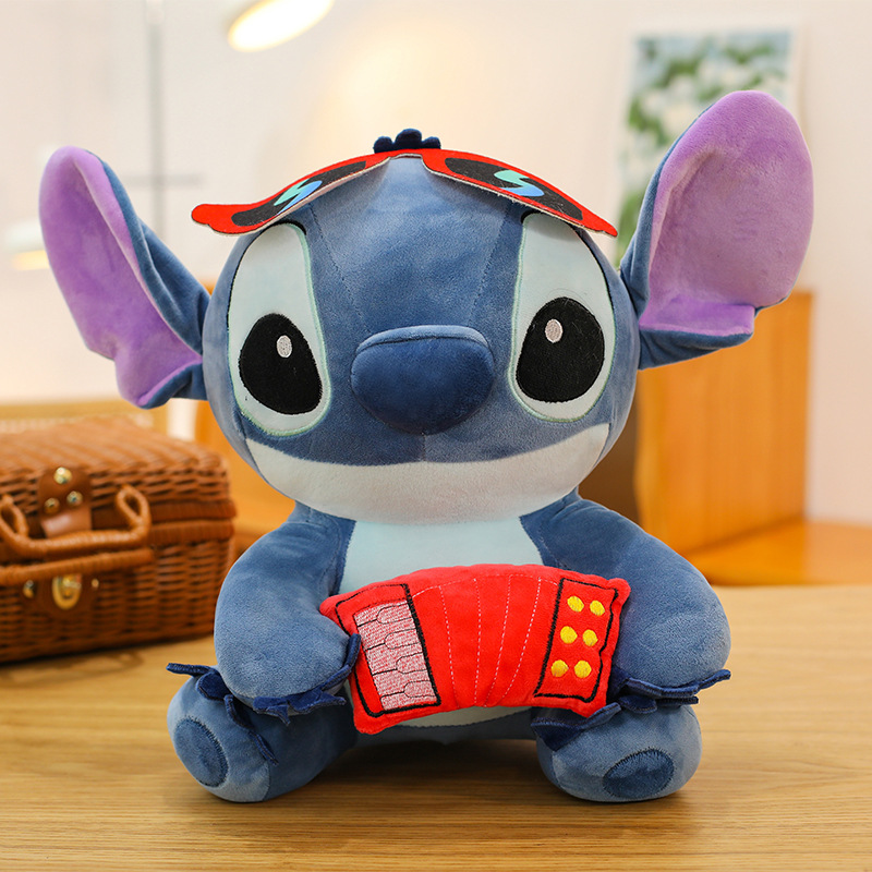 foreign trade new cartoon creative music stitch plush toy doll give children presents prize claw doll wholesale Specification drawing