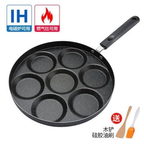 fried egg non-stick pan frying poached egg pan four seven holes egg frying pan commercial gas induction cooker universal Specification drawing