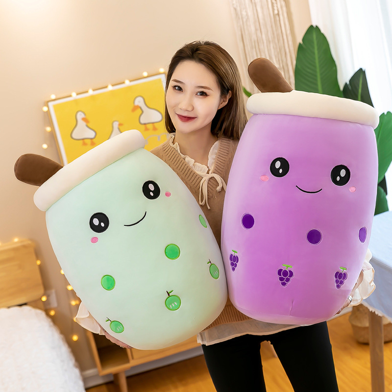 cute creative milky tea cup plush toy doll toy stall doll wholesale children girls' throw pillow gift year old Specification drawing
