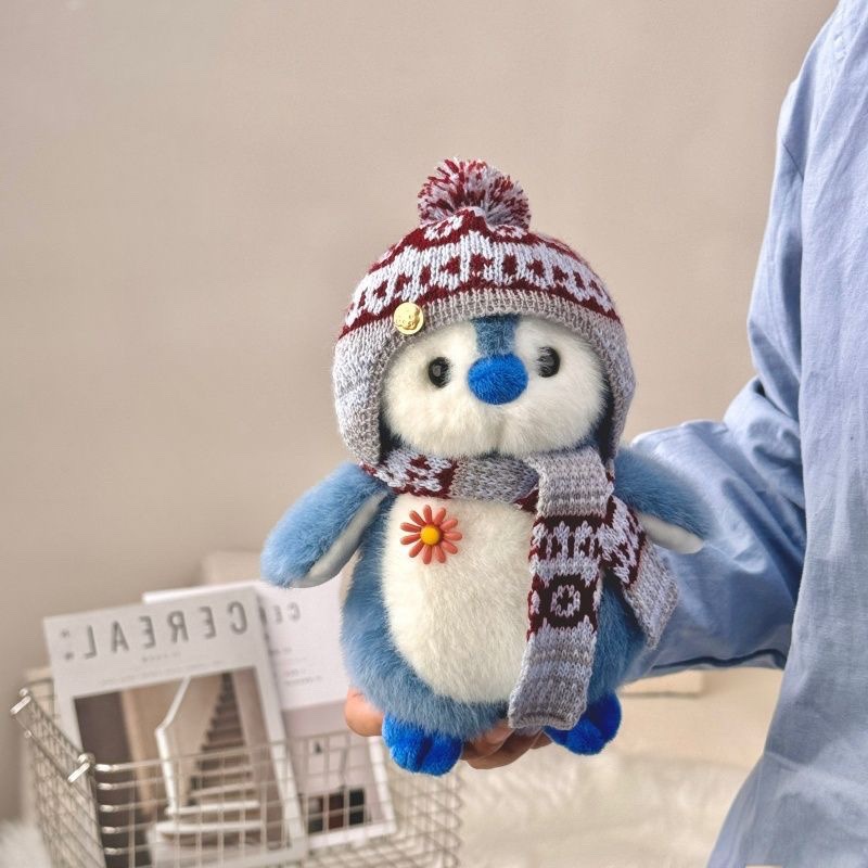 spot goods hayao no. 6 factory penguin doll harbin penguin doll pillow polar park cultural and creative tourism souvenir details Picture