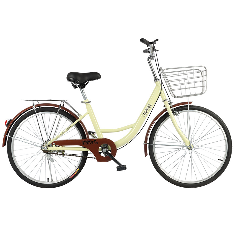 recreational bicycle 24-inch 26-inch adult men's and women's commuter college student retro bicycle factory wholesale details Picture