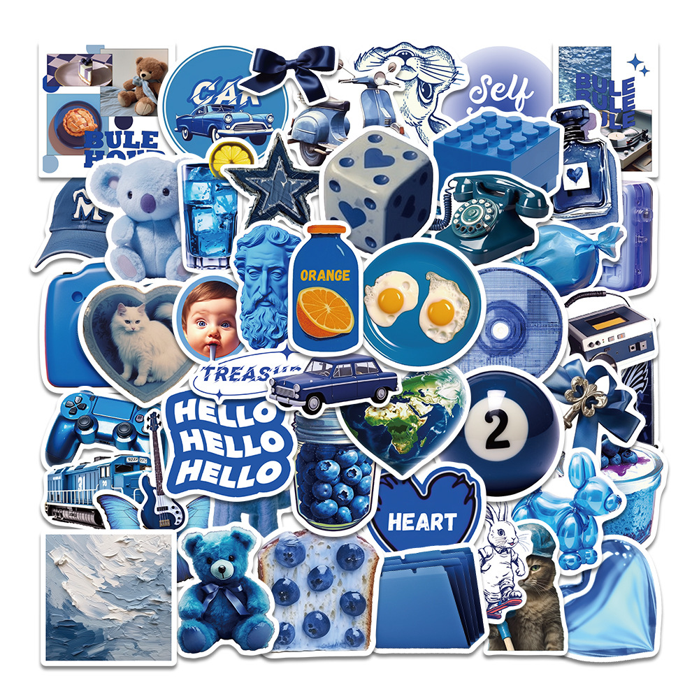 50-373 advanced simple cute graffiti stickers mobile phone helmet cartoon ipad journal decorative stickers waterproof Specification drawing