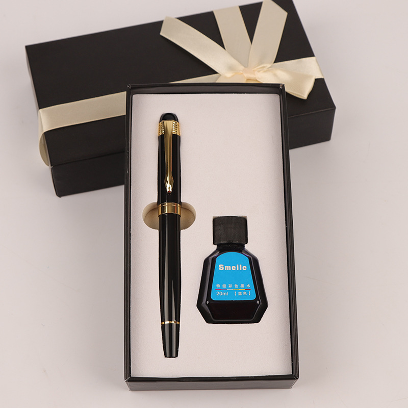 teacher's day graduation gift pen gift set gift carbon-free ink business activity calligraphy practice student pen full figure