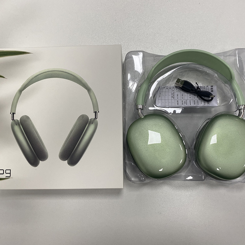 cross-border hot p9airmax head-mounted bluetooth wireless earphone cellphone computer sports game factory direct sales Specification drawing