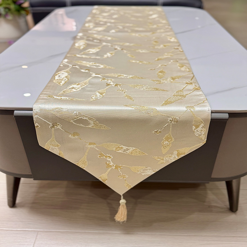 桌旗金丝现代简约欧式美式北欧风电视柜鞋柜餐桌茶几旗床旗床尾旗
