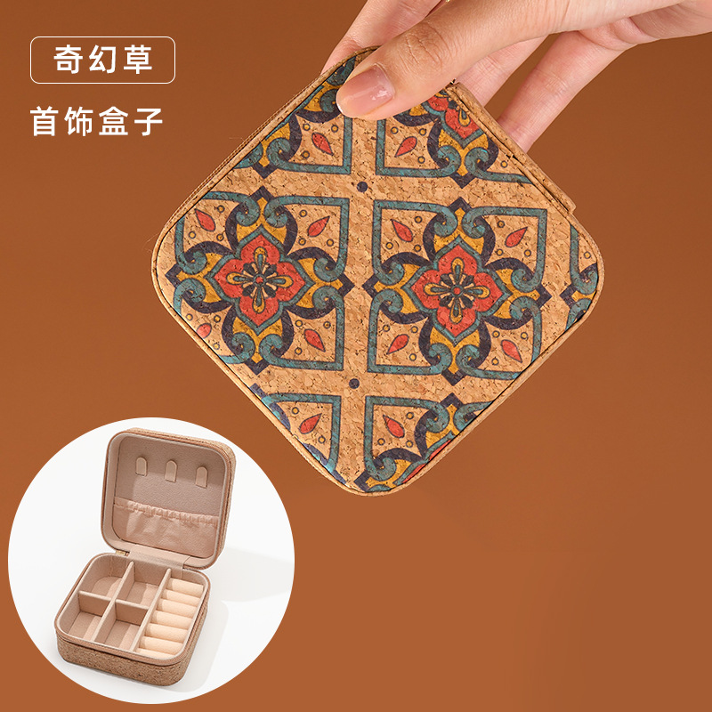 new portable travel jewelry storage box jewelry box one piece dropshipping small ring packaging jewelry box details Picture