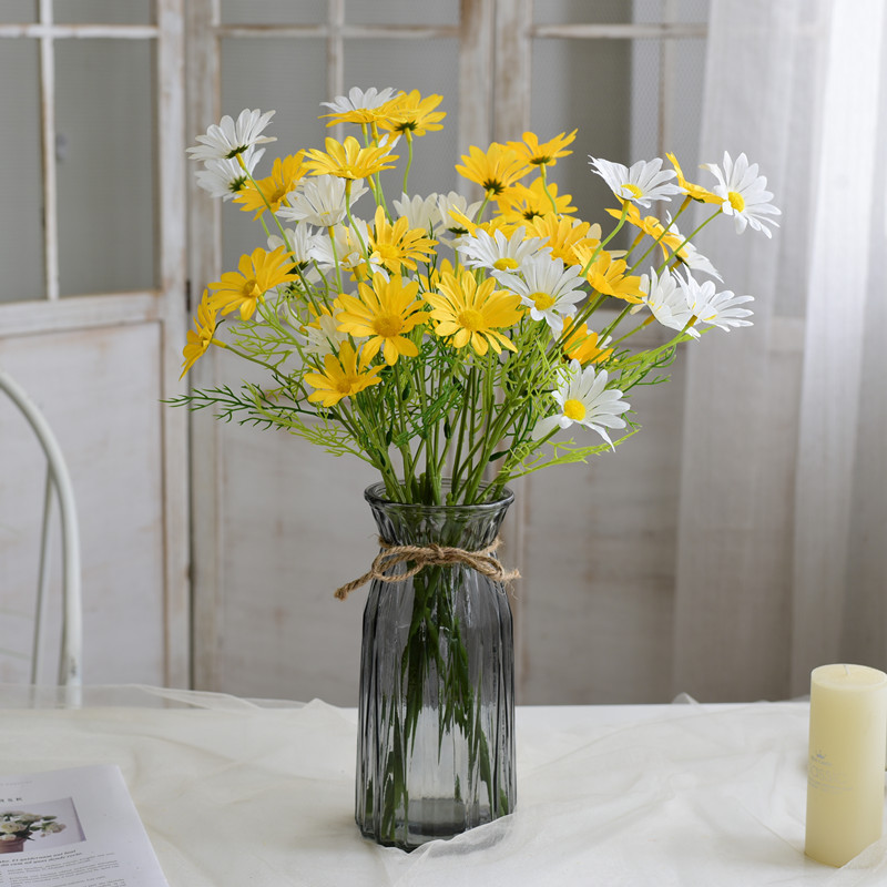 5 head little daisy simulation chamomile new york aster plastic fake flower silk flower domestic ornaments flower factory wholesale Application Scenario