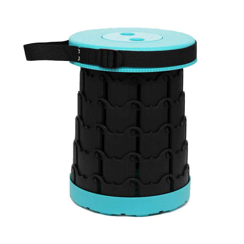outdoor folding stool portable telescopic stool plastic stool seat camping chair fishing chair camp chair folding chair details Picture