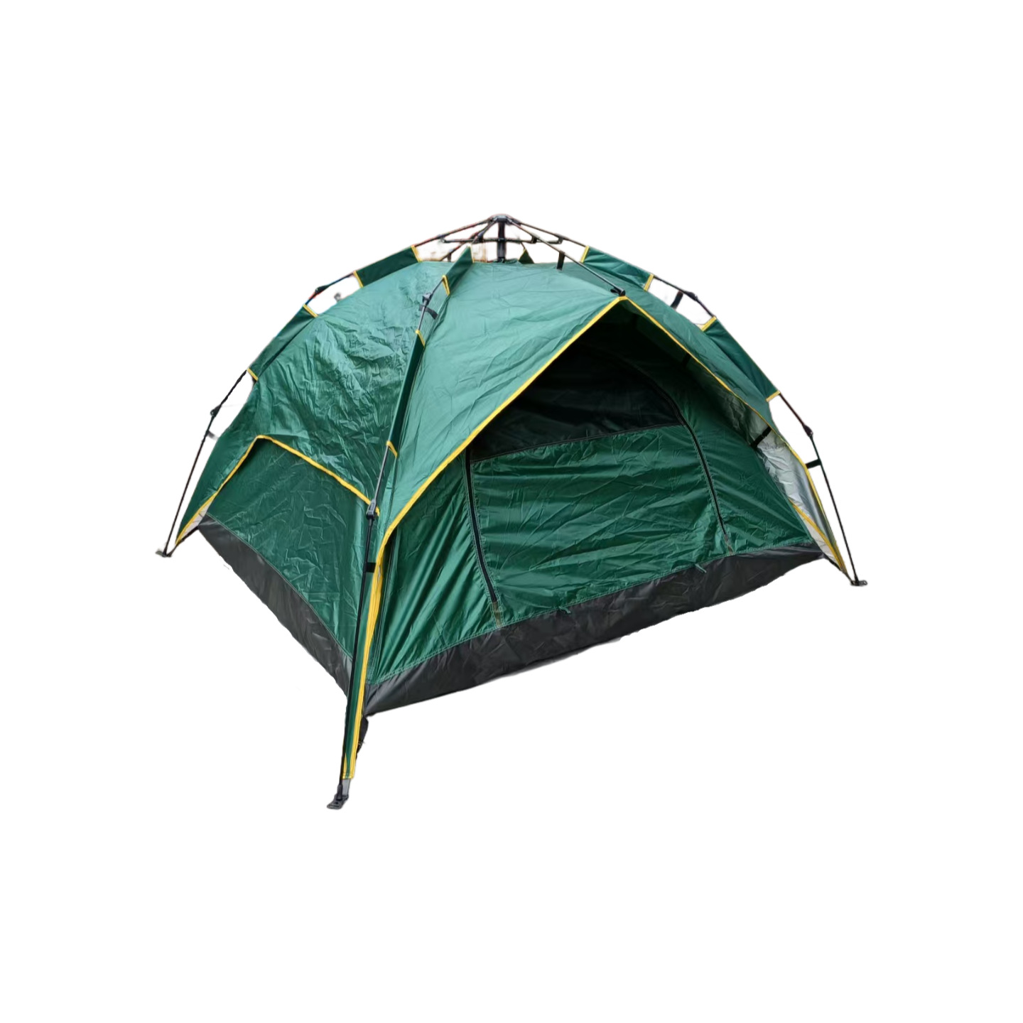 outdoor dual use tent 3-4 people camping camping leisure tourism sun protection windproof double layer automatic quick unfolding Application Scenario