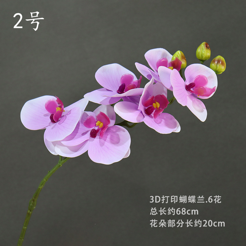 wedding flower arrangement multi-color cion phalaenopsis cloth phalaenopsis emulational flower decoration wedding ceremony layout flower silk flower material Item Picture