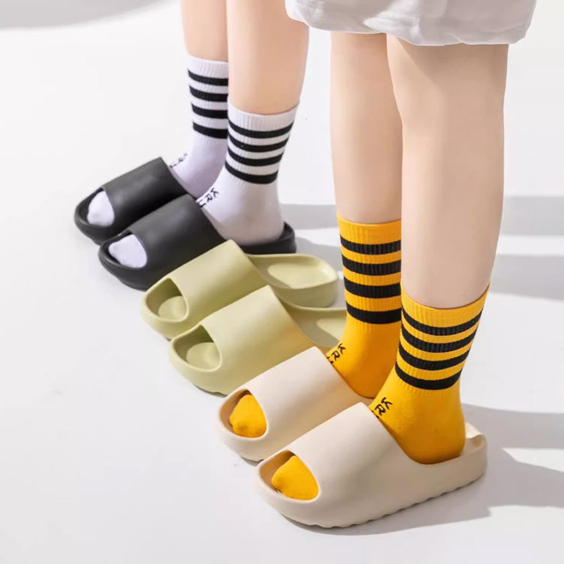foreign trade coconut slippers women's summer couple outdoor beach flip-flops eva non-slip deodorant yeezy sandals men's cross-border details Picture