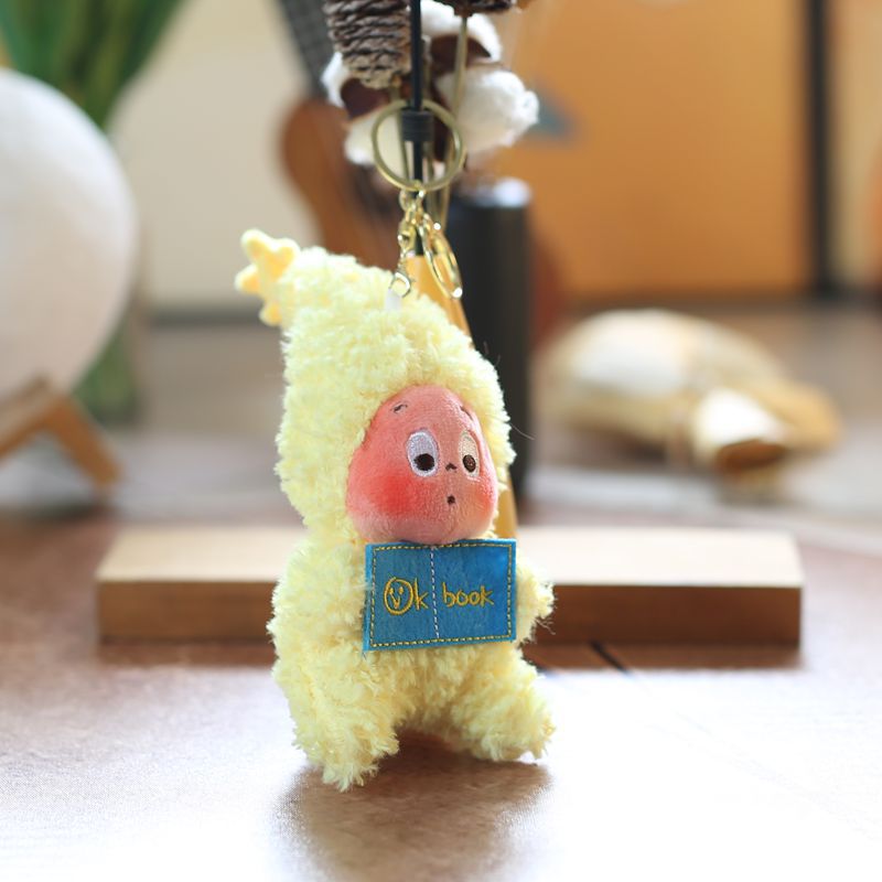 internet celebrity cute xingx small pendant plush toy doll cartoon bag pendant key ring doll doll Application Scenario