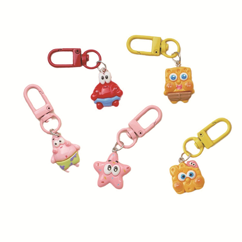 new creative student keychain cute cartoon pendant girl's schoolbag accessories gift girlfriends wholesale Item Picture
