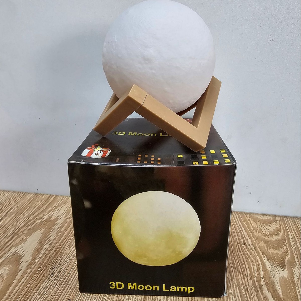 moon small night lamp rechargeable plug-in bedroom bedside lamp children 3d printing moon light birthday gift cross-border Application Scenario
