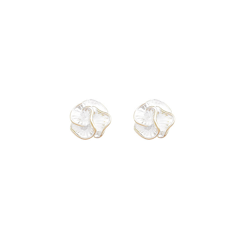 s925 silver pearl earrings women's light luxury high-grade niche online red all-match earrings 2025 spring and summer earrings wholesale Item Picture