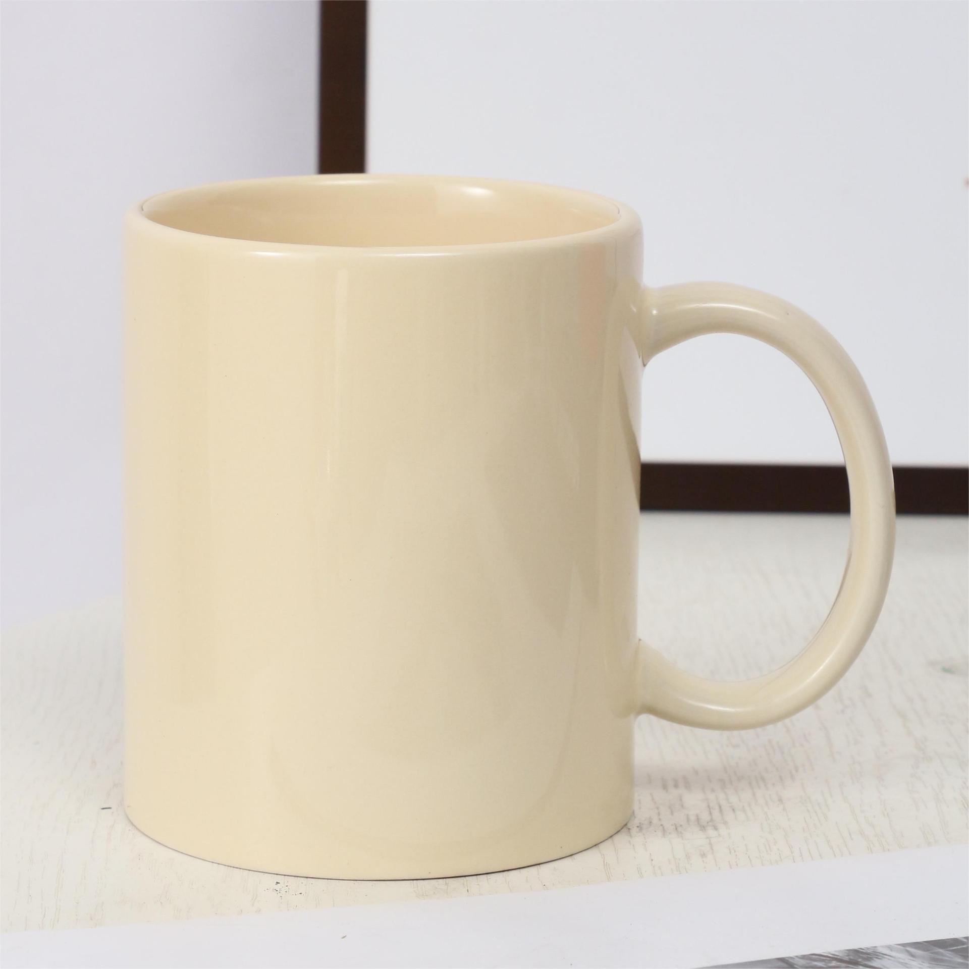ceramic water cup gift cup printed logo color large capacity mug glaze coffee cup good-looking ceramic cup details Picture