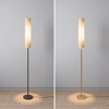 simple living room long floor lamp bedroom bedside fabric vertical table lamp nordic minimalism warm ambience light full figure