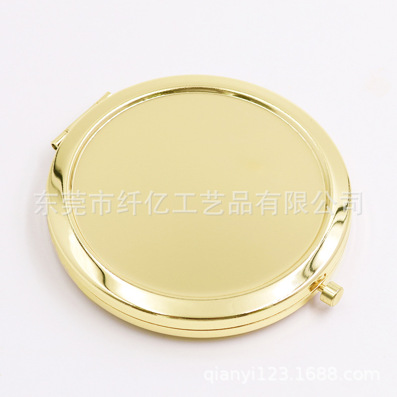 embroidery small mirror diy handmade material mirror base ethnic retro copper gold silver makeup mirror embryo rectangular Specification drawing