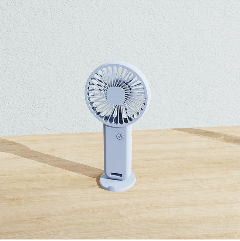 new handheld fan usb rechargeable small fan portable mini dormitory desktop mute gift logo Application Scenario