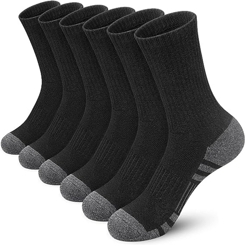 zhuji socks 47 plus size socks wholesale basketball sports socks white stockings autumn mid-calf length socks for men Item Picture