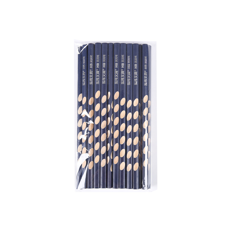 pencil wholesale primary school student groove pencil triangle pole hb pencil children's writing correct grip position color rod practice pen for calligraphy details Picture
