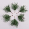 christmas simulation pine needle artificial plastic pine needle diy lighting accessories pine branches and leaves home decoration processing full figure