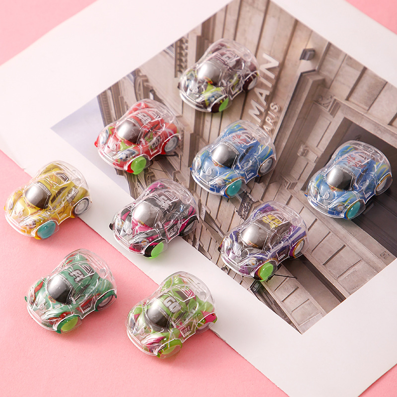 color printing double layer car toy prize kindergarten inertia pull back car push boy toy exclusive for cross-border Application Scenario