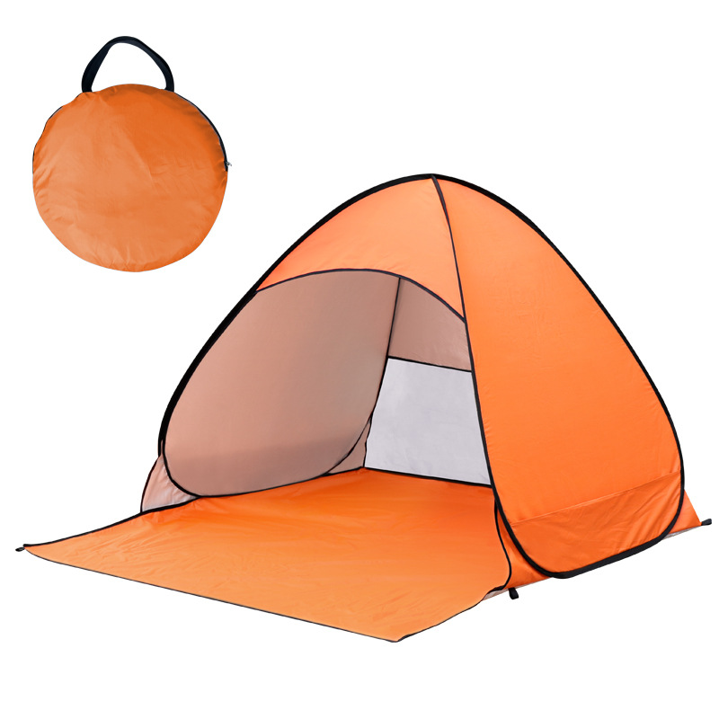factory supply outdoor camping tent automatic quick unfolding folding beach tent sun-proof rainproof tent Item Picture