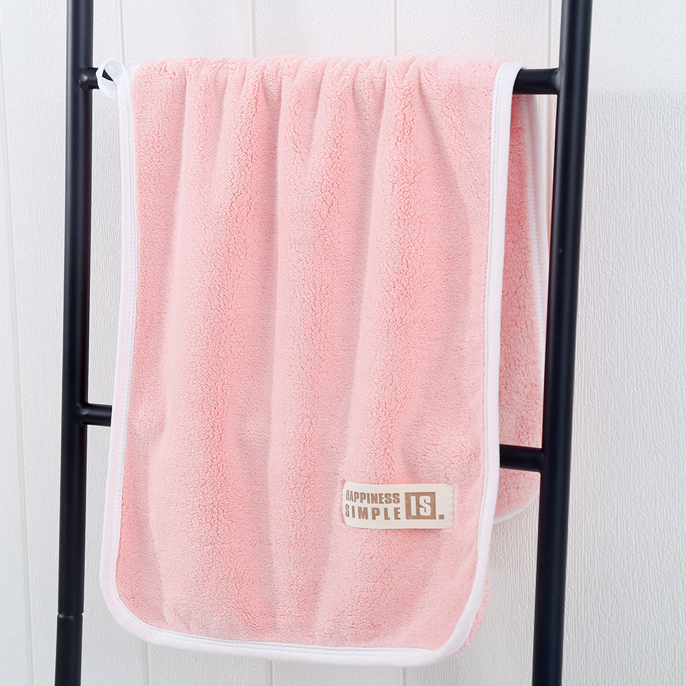 coral velvet towel unisex thickened adult face wash soft and absorbent lint-free household towels logo wholesale Application Scenario