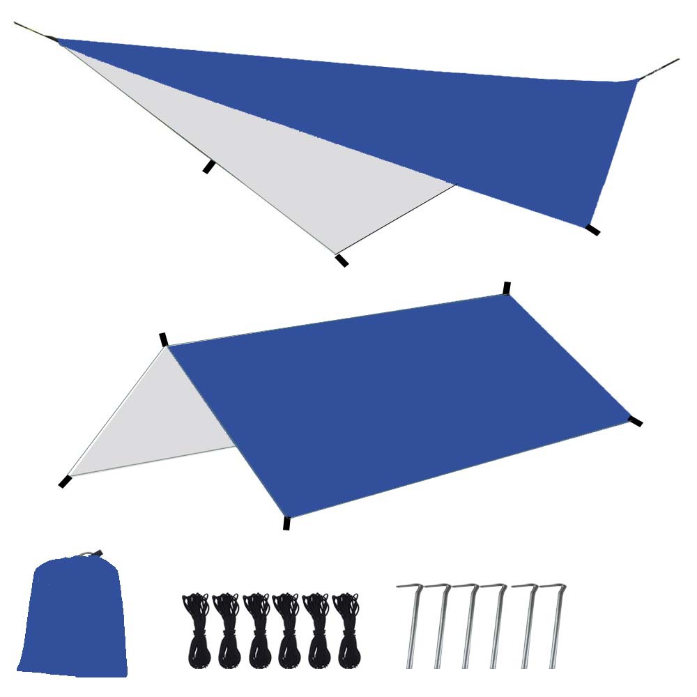 shihao outdoor supplies square canopy waterproof and sun protection tent camping beach lightweight uv protection full figure