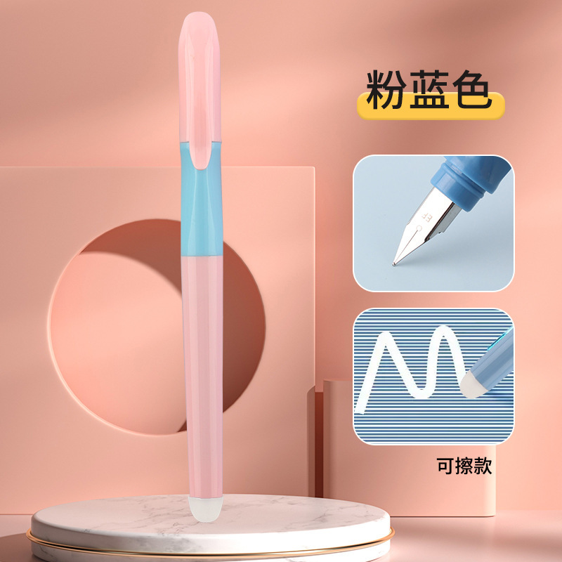 new student excellent holding pen positive posture pen beginner essential pupil's bag tip calligraphy practice pen replaceable ink Item Picture
