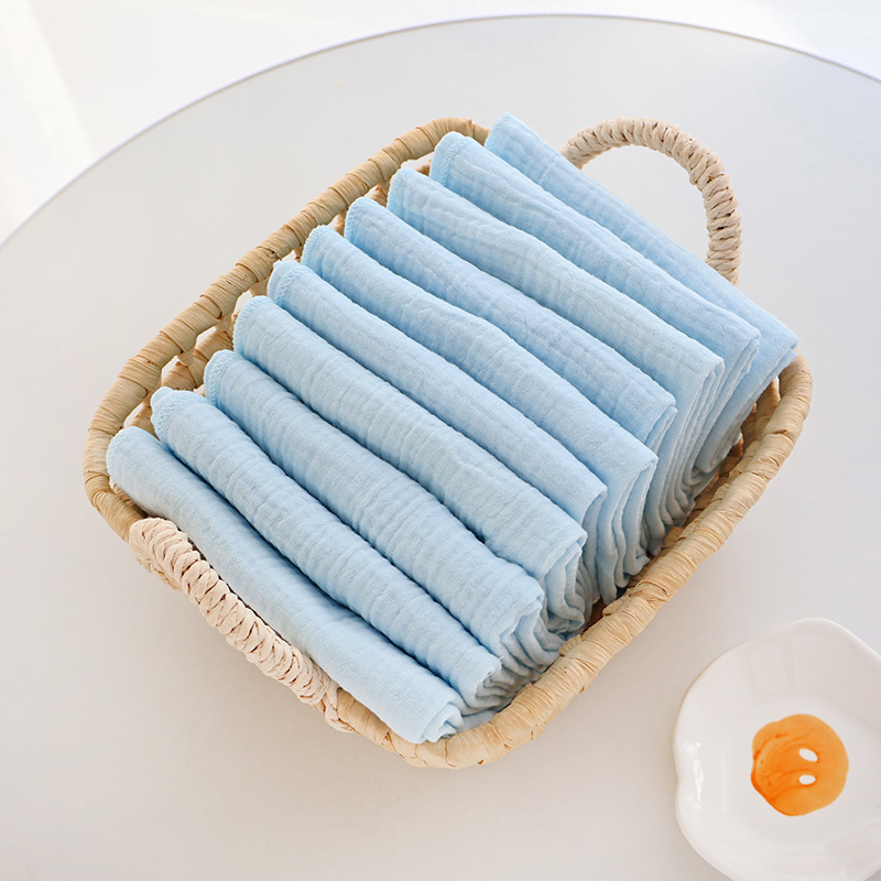 ten pieces baby's diaper class a cotton double-layer washable newborn absorbent gauze baby diapers urine mustard details Picture