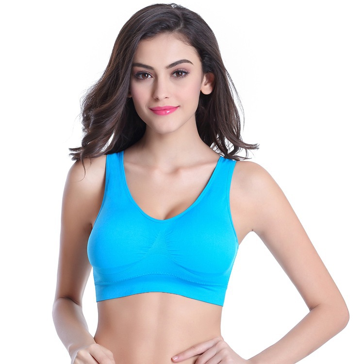 zero binding underwear large size without steel ring seamless adjustment bra one piece thin exercise yoga underwear bra full figure