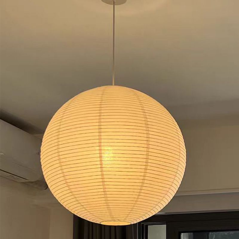 nordic chinese lantern ball restaurant japanese style lantern creative lampshade silent wind noguyong decorative chandelier details Picture