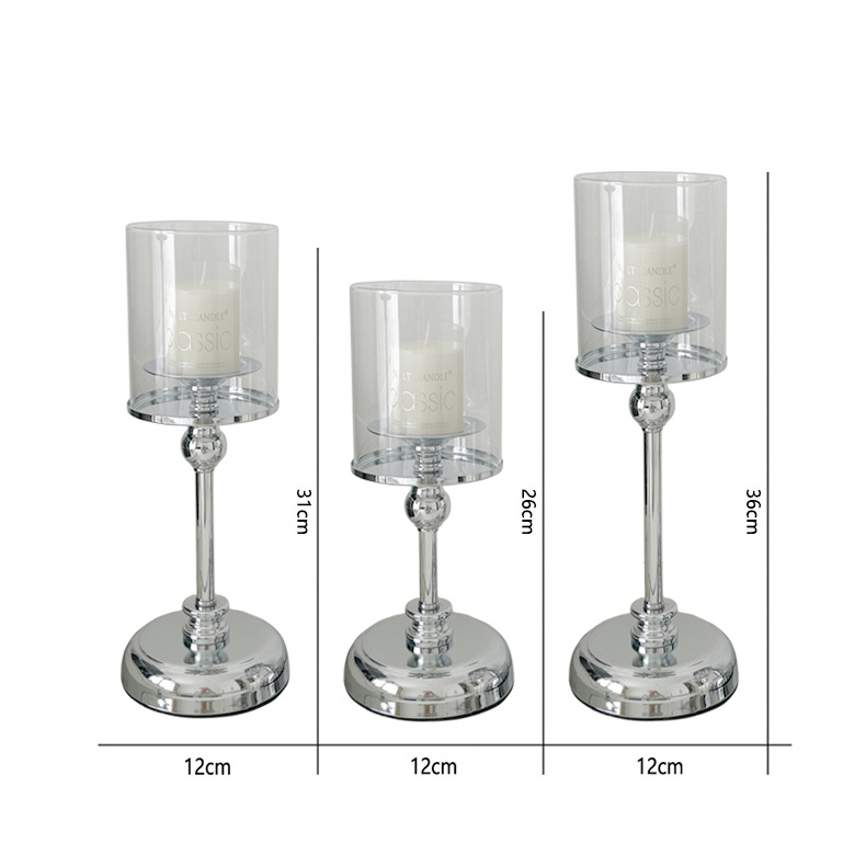 foreign trade nordic light luxury candle holder retro romantic atmosphere dining table candlelight dinner simple modern decorations ornaments Item Picture