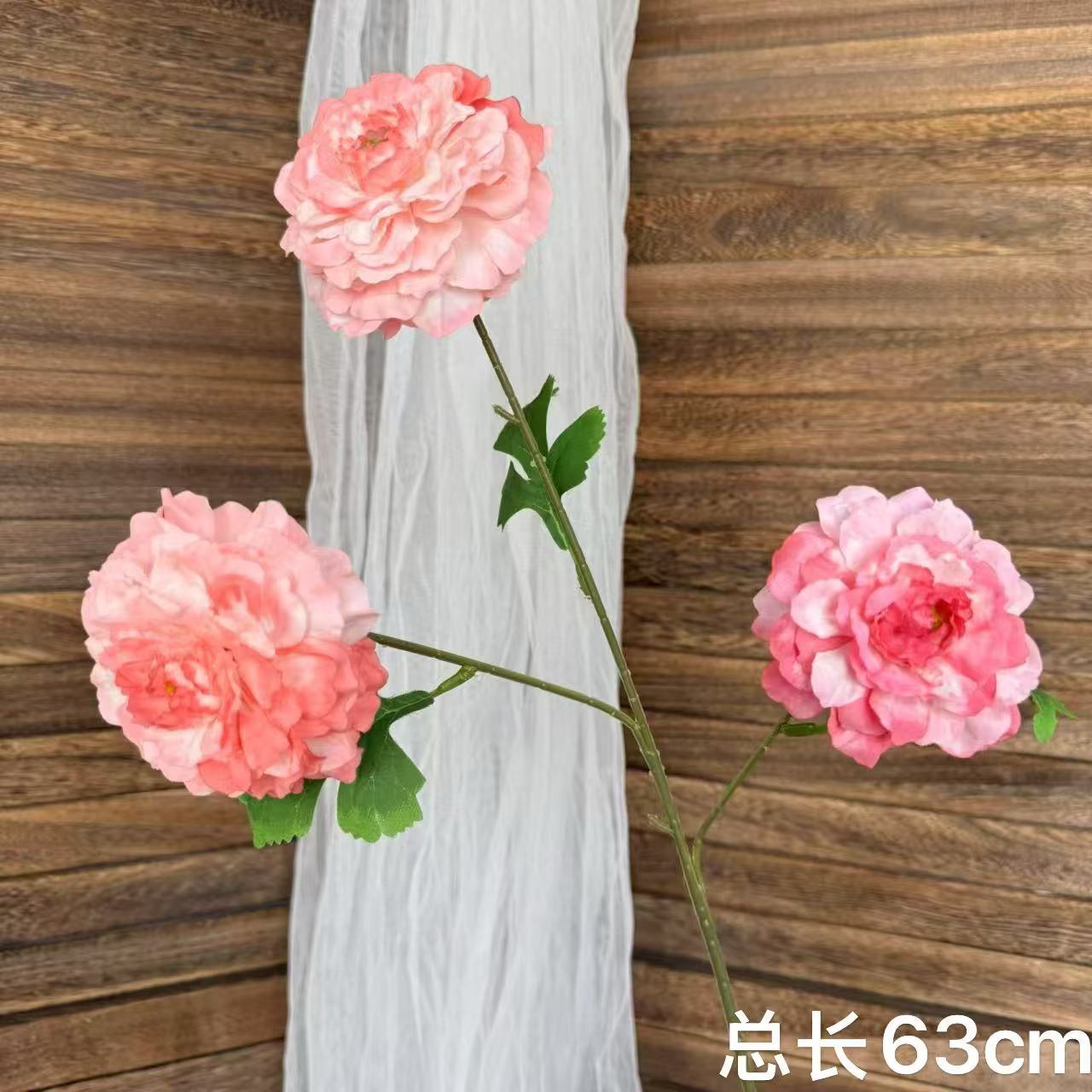 rose red artificial flower bridal party wedding ceremony wedding room scene layout decorative fake flower soft decoration floral diy flower arrangement details Picture