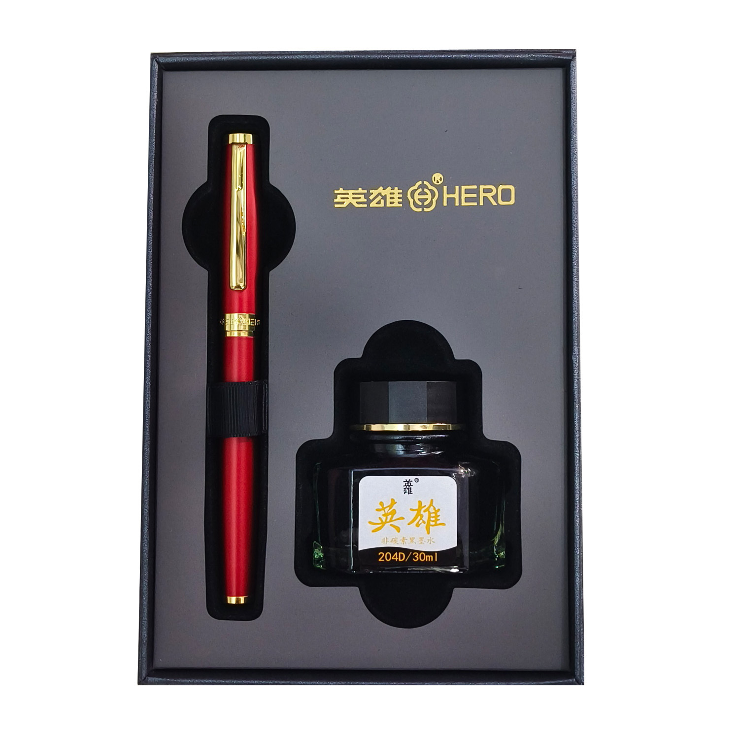 hero pen 777 ink set high-end business office enterprise conference men and women writing practice pen details Picture