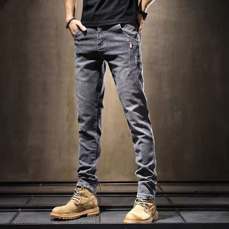 jeans men 2025 spring and autumn fashion brand slim fit skinny korean style new fashion versatile casual stretch pants Application Scenario