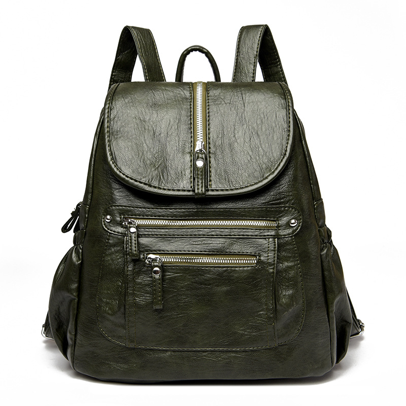 women's bag 2023 autumn and winter new american style trend special-interest design anti-theft backpack large capacity fashion women's bag Specification drawing