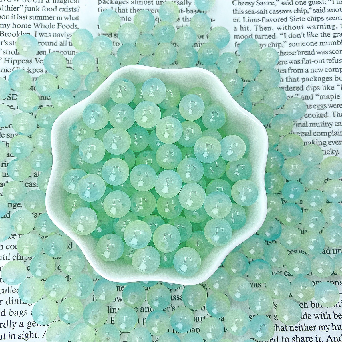 micro glass bead round beads loose batch crystal beads bracelet beaded handmade diy scattered beads ornament bracelet accessories glass bead Application Scenario