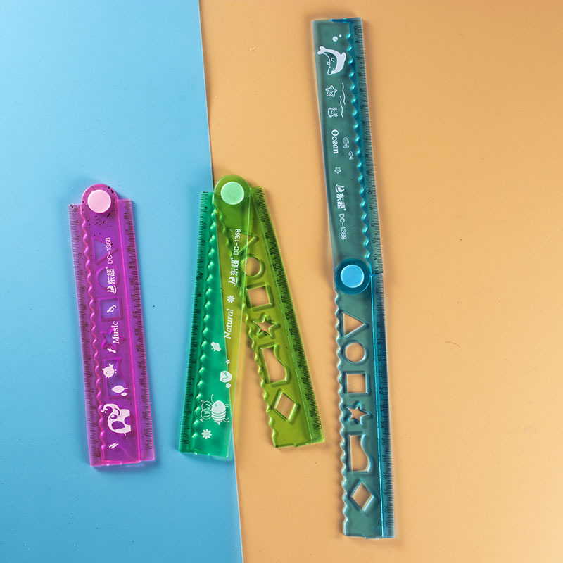 student children stationery ruler soft 30cm flexible ruler not easy to break ruler plastic measuring tape office drawing Application Scenario
